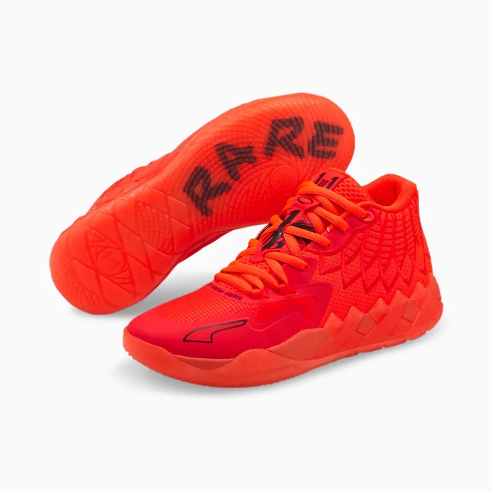 Puma LaMelo Ball MB.01 Not From Here Red Blast Basketball Sneaker Size 11.5